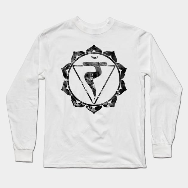 Solar Plexus Chakra Long Sleeve T-Shirt by erzebeth